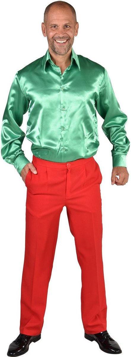 Feesten & Gelegenheden Kostuum | Gladde Praatjesmaker Joker Blouse Man | Medium | Carnaval kostuum | Verkleedkleding